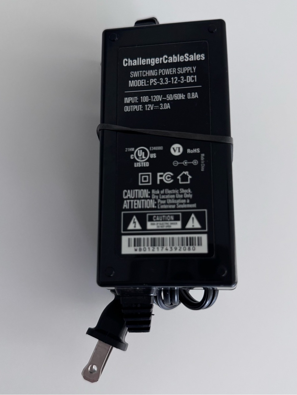 Power Supply Set Top Box Switching Power Supply Model: PS-3.3-12-3-DC1